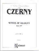 Czerny School Of Velocity Op299 Book 1 Piano Sheet Music Songbook