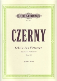 Czerny School Of Virtuoso Op365 (complete) Piano Sheet Music Songbook