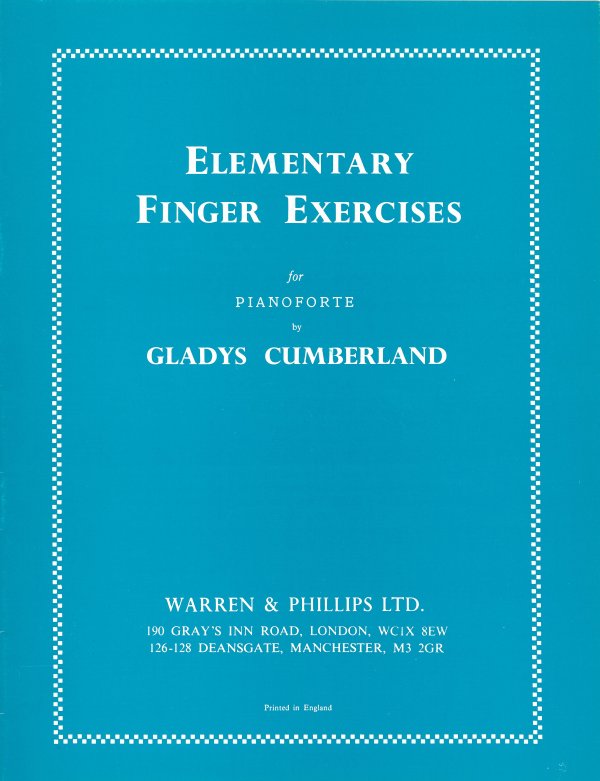 Cumberland Elementary Finger Exercises Abc Easy St Sheet Music Songbook