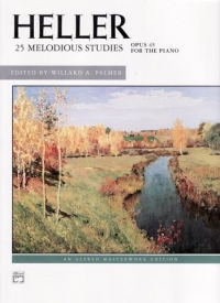 Heller Melodious Studies (25) Complete Op45 Piano Sheet Music Songbook