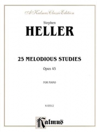 Heller Studies (25 Melodious) Op45 Piano Sheet Music Songbook