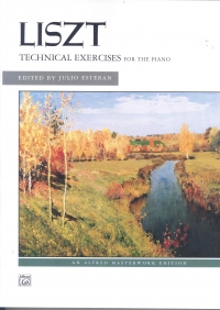 Liszt Technical Exercises Complete Piano Sheet Music Songbook