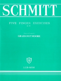 Schmitt Five Finger Exercises Op16 Piano Sheet Music Songbook