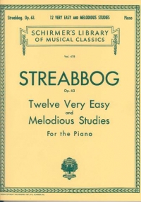 Streabbog 12 Very Easy & Melodious Studies Op63 Sheet Music Songbook