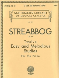 Streabbog 12 Easy & Melodious Studies Op64 Sheet Music Songbook