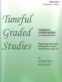 Tuneful Graded Studies Vol 1 Bradley Piano Sheet Music Songbook