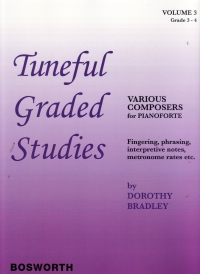 Tuneful Graded Studies Vol 3 Bradley Piano Sheet Music Songbook