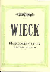 Wieck Piano Studies Sheet Music Songbook