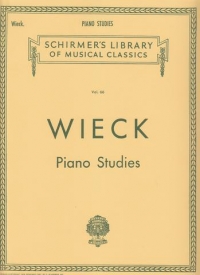 Wieck Piano Studies Sheet Music Songbook