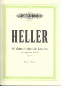 Heller Progressive Studies (30) Op46 Piano Sheet Music Songbook