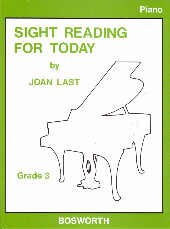 Last Sight Reading For Today Grade 3 Piano Sheet Music Songbook