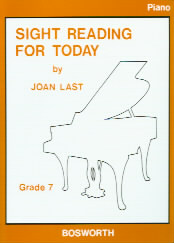 Last Sight Reading For Today Grade 7 Piano Sheet Music Songbook