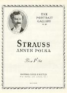 Strauss Annen Polka (portrait Ser 46) Sheet Music Songbook