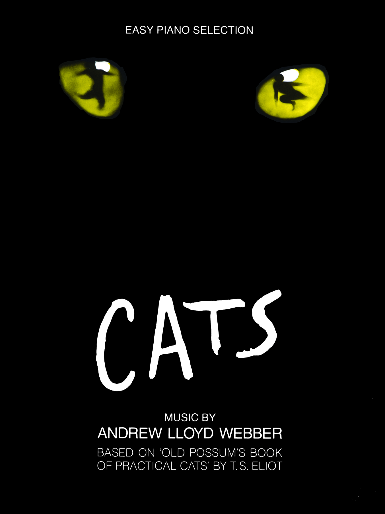 Cats (easy Piano Selection) 9 Tunes Sheet Music Songbook