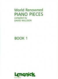 World Renowned Piano Pieces Book 1 Willison Sheet Music Songbook