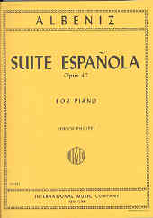 Albeniz Suite Espanola Op 47 (complete) Piano Sheet Music Songbook