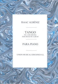 Albeniz Tango Espana Op165 Piano Sheet Music Songbook