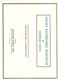 Arne Sonatas (8) Piano Sheet Music Songbook