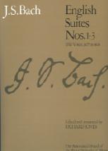 Bach English Suites Nos 1-3 Bwv 806-808 Piano Sheet Music Songbook
