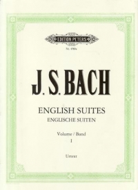 Bach English Suites Book 1 Piano Sheet Music Songbook