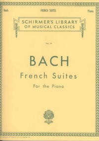 Bach French Suites Piano Sheet Music Songbook