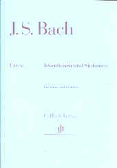 Bach Inventions & Sinfonias With Fingering Paperbk Sheet Music Songbook