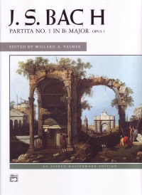 Bach Partita No 1 Bb Bwv825 Piano Sheet Music Songbook