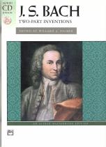Bach Inventions (2-part)palmer/cd Masterwork Piano Sheet Music Songbook