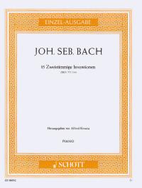 Bach Inventions (2-part) Kreutz Piano Sheet Music Songbook