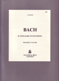 Bach Inventions (2-part) Piano Sheet Music Songbook