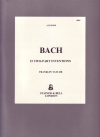 Bach Inventions (2-part) Piano Sheet Music Songbook