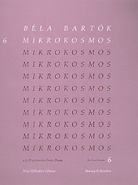 Bartok Mikrokosmos Vol 6  Piano Eng/fr/ger/hung Sheet Music Songbook