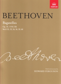 Beethoven Bagatelles Op33, 119 &126 Ferguson Pian Sheet Music Songbook