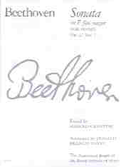 Beethoven Sonata Op27 No 1 Ebmajor Piano Craxton Sheet Music Songbook