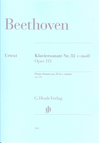 Beethoven Sonata Op111 Cminor Piano Sheet Music Songbook