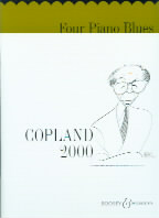 Copland Four Piano Blues Sheet Music Songbook