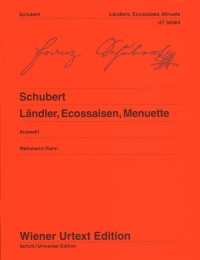 Schubert Landlers Ecossaises & Minuets Piano Sheet Music Songbook