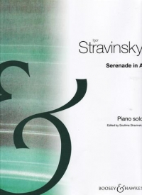 Stravinsky Serenade A Piano Edited Stravinsky Sheet Music Songbook