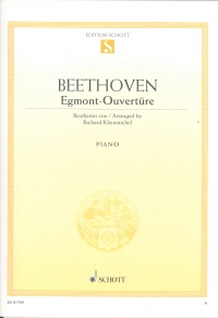 Beethoven Egmont Overture Op 84 Piano Sheet Music Songbook