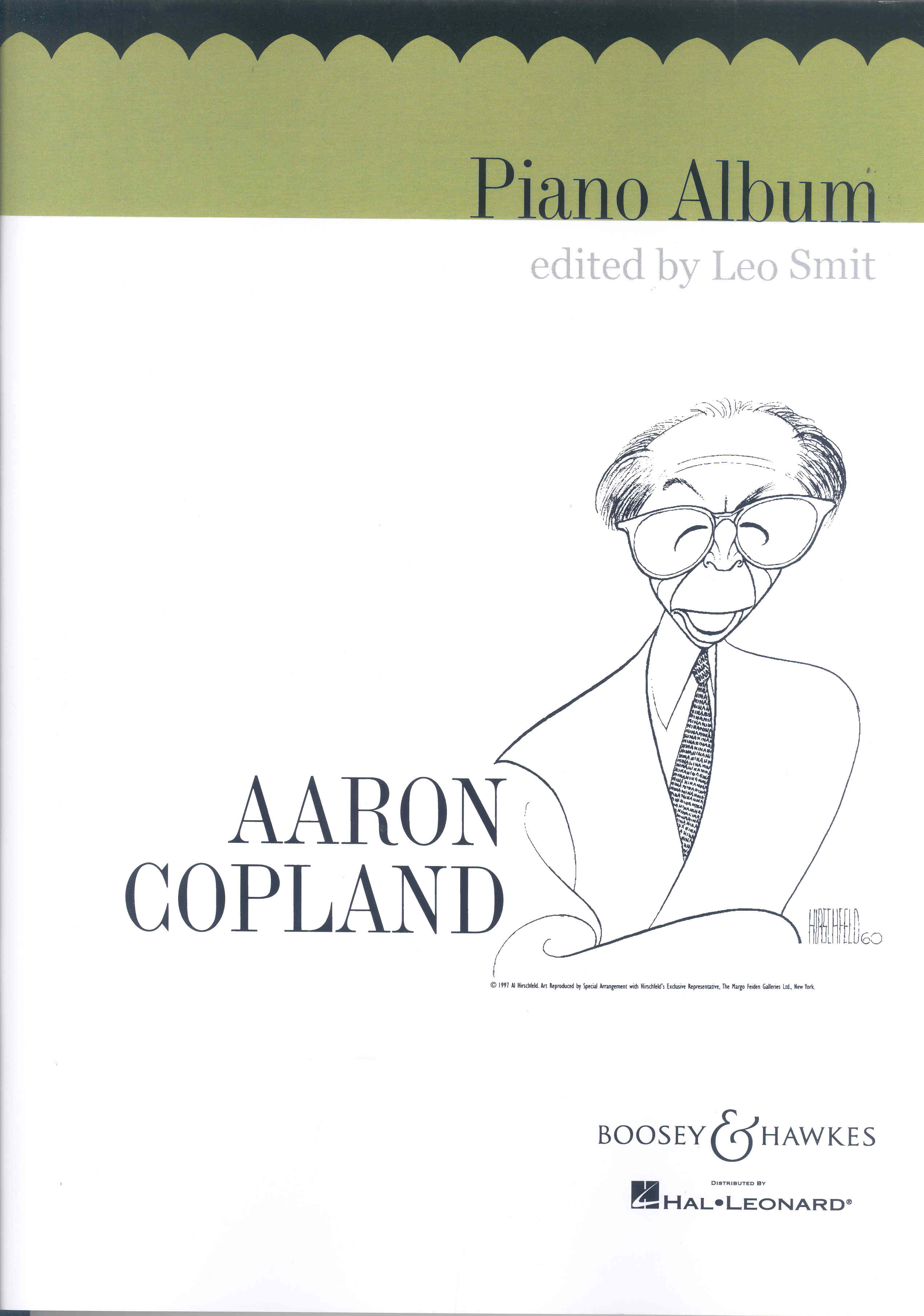 Copland Piano Album 11 Pieces Sheet Music Songbook