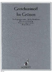 Gretchaninoff In The Meadows Piano Duet Sheet Music Songbook