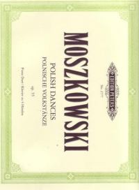 Moszkowski Polish Dances Op55 Piano Duets Sheet Music Songbook
