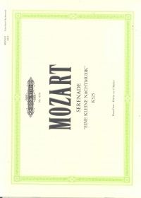 Mozart Eine Kleine Nachmusik K525 Serenade Duet Sheet Music Songbook