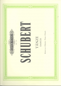 Schubert Dances Piano Duet Ulrich Sheet Music Songbook