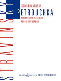 Stravinsky Petrouchka 1 Piano / 4 Hands Sheet Music Songbook