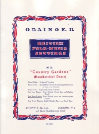 Grainger Country Gardens (2 Pno/4 Hnd) Sheet Music Songbook