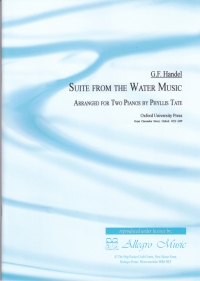 Handel Water Music (arr Tate) 2 Pianos 4 Hands Sheet Music Songbook