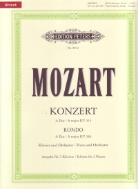 Mozart Concerto K414 No 12 A 2 Pf Sheet Music Songbook