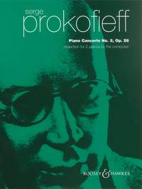 Prokofiev Concerto No 3 Op26 C 2 Pianos 4 Hands Sheet Music Songbook