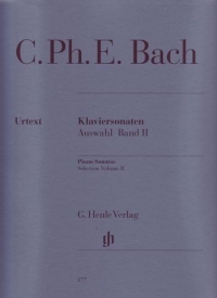 Bach Cpe Piano Sonatas Book 2 Selected Sheet Music Songbook